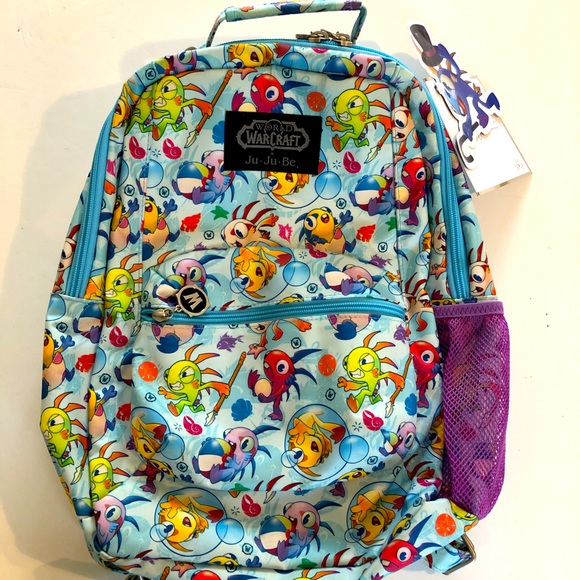 Ju-Ju-Be | Bags | Jujube March Of The Murlocs Wow Backpack Nwt ...